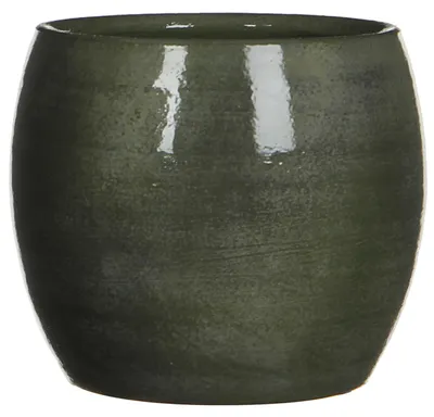 Produktbild von Mica Decorations Blumentopf - grun - Keramik - 16 x 14 cm