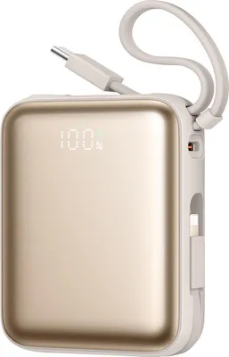 Immagine prodotto di Joyroom Powerbank Jr-Pbf27 22,5W 10000Mah con due cavi integrati - Oro