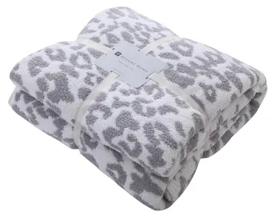 Obrázok produktu pre Dvojvrstvová fleecová deka s leopardím vzorom (130 x 160 cm)