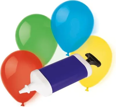 Immagine prodotto di Pompa per palloncini Amscan con 10 palloncini