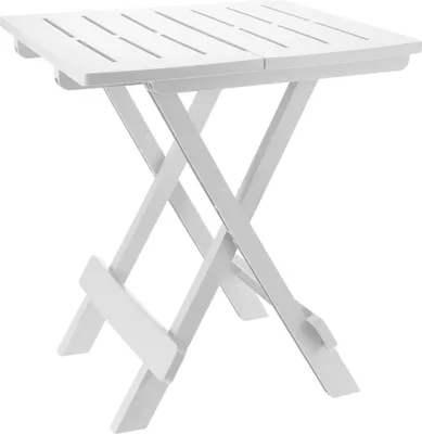 Produktbild von Skládací balkonový stolek bílý 50 cm