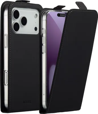 Productafbeelding van Accezz Flipcase voor de Apple iPhone 17 Pro Max - Zwart