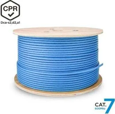 Produktbild von Kabelová cívka RJ45 SFTP SFTP AWG23 LSZH CPR Dca Aisens A146-0666 Cat.7/ 500m/ modrá