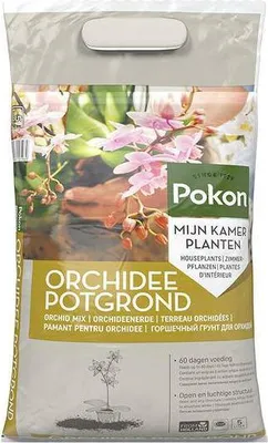 Produktbild von Orchideenerde 5L - Spezielle Blumenerde für Orchideen - Luftige Mischung mit