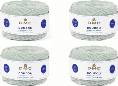 Immagine prodotto di 4 gomitoli di DMC Doudou – filato premium voluminoso in 100% poliestere (colore 2)