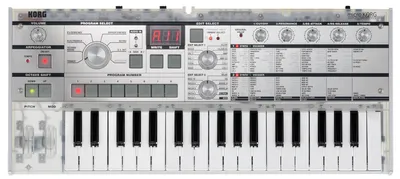Zdjęcie produktu dla Korg microKORG Crystal - analogue synthesiser with vocoder