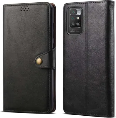 Immagine prodotto di Custodia a libro in pelle Lenuo per Xiaomi Redmi 10 nera