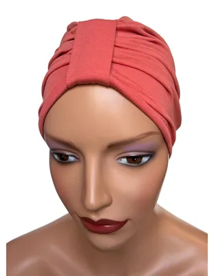 Obrázek produktu pro Eva Design Emma oranžový bambusový turban pro ženy