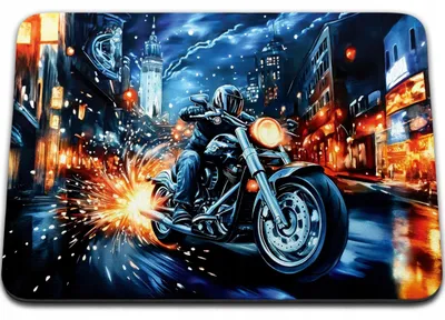 Obrázok produktu pre PODLOŽKA POD MYŠ 36 x 29 - MOTOCYKEL