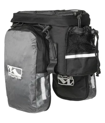Produktbild von M-Wave 122312, Hinten, Fahrradtasche, Polyester, Schwarz, 16 l