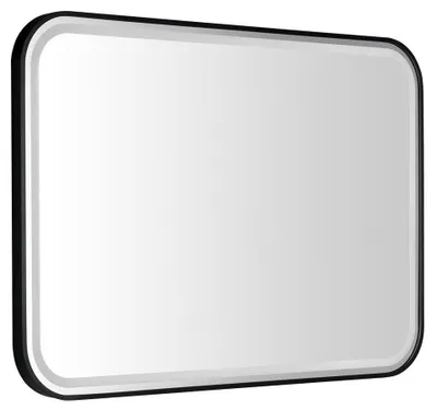 Produktbild von Sapho CETIS spiegel mit LED-Beleuchtung 100x70cm, Schwarz matt