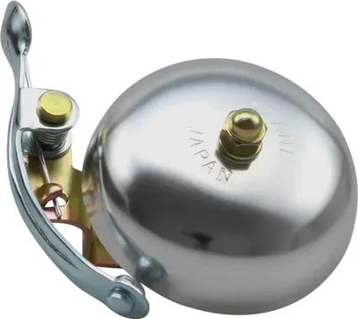 Produktbild von Crane Bell Suzu Matte Silver 55 mm Fahrradklingel