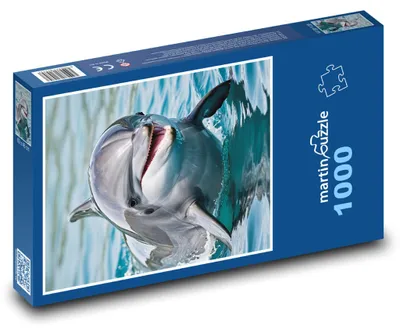 Zdjęcie produktu dla martinpuzzle - Puzzle 1000 - Delfin - natura, morze