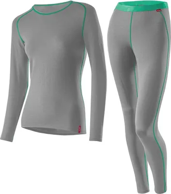 Produktbild von LÖFFLER Set Shirt und Hose Lang Transtex Warm Damen grau 34