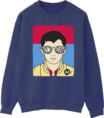 Produktbild von Netflix - " Education" Sweatshirt für Herren BI44292 (L) (Marineblau)