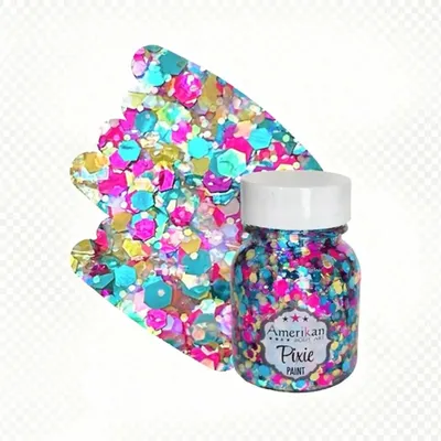 Produktbild von Amerikanischer Körperkunst-Glitter Happy 28 g