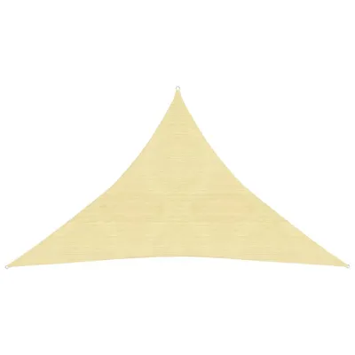 Produktbild von Sonnensegel 160 g/m² Beige 3x3x4,2 m HDPE