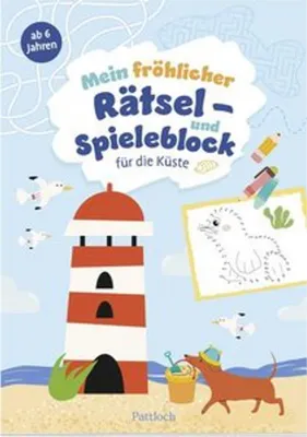 Obrázek produktu pro Mein fröhlicher Rätsel- und Spieleblock für die Küste