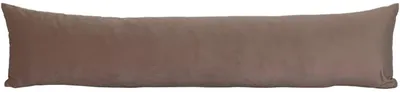 Samt-Zugluftstopper, puderfarben, 92 x 23 cm, abnehmbarer Bezug