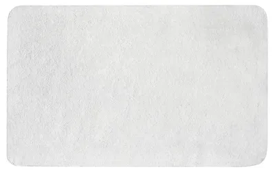 Produktbild von Badematte, rutschfest, waschbar, Bettvorleger, saugfähige Duschmatte, Fußmatte für Wohnzimmer, Schlafzimmer, Badezimmer, 40 x 60 cm, weiß