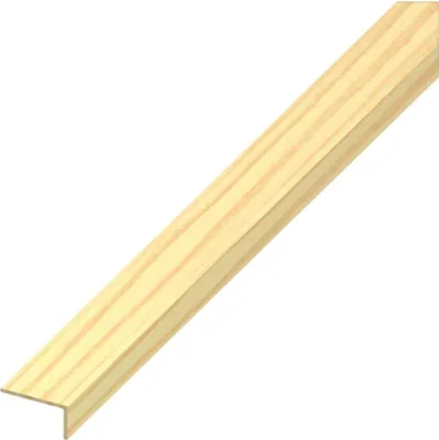 Produktbild von alfer Winkelprofil 1 m, 16 x 25 mm PVC (Kunststoff) kiefer