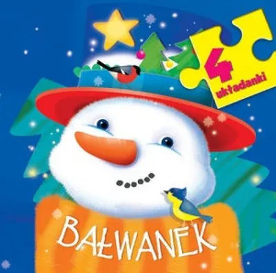 Produktbild von 4 układanki - Bałwanek - Anna Wiśniewska