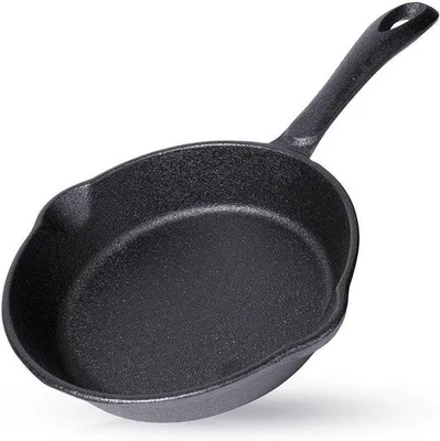 Produktbild von Famanu Gusseisen-Bratpfanne 16 cm - Für Schmorgerichte und Grillgerichte
