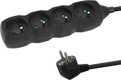 Obrázek produktu pro Esperanza Power Strip 4 zásuvky 1,5M černá
