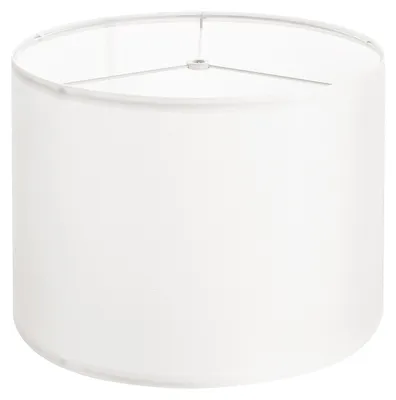 Immagine prodotto di VEVOR paralume fusto 33 x 33 x 25 cm (sopra x sotto x alto), 1 pz. paralume di ricambio di medie dimensioni in lino + PVC, paralume per lampade da tavolo lampade da terra lampade a sospensione (lino bianco crema)