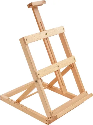 Obrázek produktu pro Stolní stojan, výškově nastavitelný, robustní konstrukce, burlywood