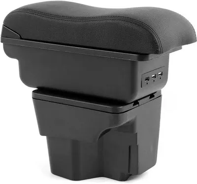 Image de Boîte de rangement centrale pour les accoudoirs, compatible avec le modèle Rio 3 (2012-2016) - Une boîte de rangement pratique pour une expérience de conduite plus confortable.