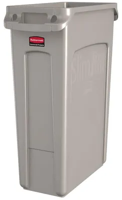 RUBBERMAID Slim Jim® Abfallbehälter mit Lüftungskanälen 87 Liter Rubbermaid RU 1956187