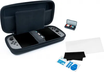 Obrázek produktu pro Sada příslušenství  pro Nintendo Switch 2 - Switchpack 5 Blue (cestovní pouzdro, ochranné sklo, pouzdro na herní karty)