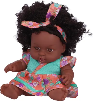 Immagine prodotto di 20 cm Reborn Baby Doll Giocattolo realistico Capelli ricci Simulazione Collezione RegaloQ8-001