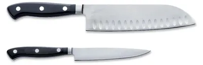 Produktbild von Friedr. Dick Premier Plus Eurasia Messerset 2-teilig geschmiedet Santoku 18 cm Officemesser 12 cm