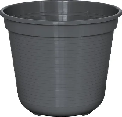 Produktbild von Geli Blumentopf STANDARD Anthrazit Ø 26 cm - Kunststoff