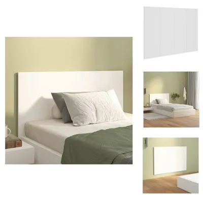 Image de vidaXL Tête de lit Blanc 120x1,5x80 cm Bois composite - Tête & Pieds de lit