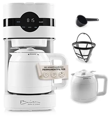 Immagine prodotto di Macchina da barista a filtro Touch Iso con caraffa sottovuoto, display touch a LED, timer