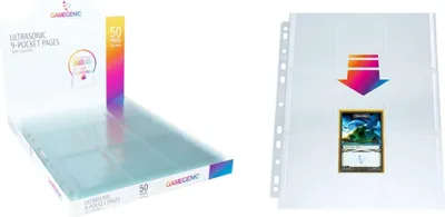 Produktbild von Gamegenic - Ultrasonic 9-Pocket Pages Toploading DISPLAY 50 Seiten