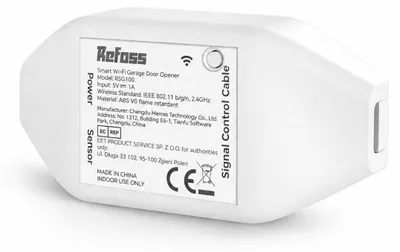 Produktbild von Refoss RSG100 Garagentorsteuerung WLAN 2,4 GHz, Alexa und Google Assistant, mit Türsensor
