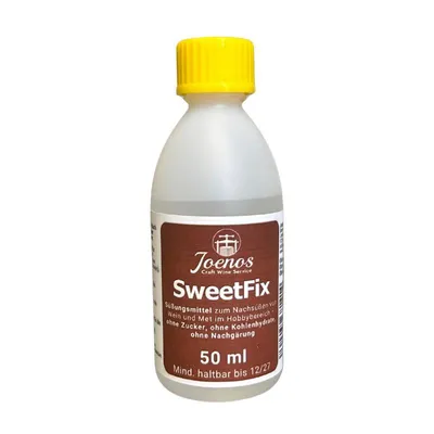 Produktbild von SweetFix – Süßungsmittel für Wein ohne Nachgärung (zuckerfrei) 50ml