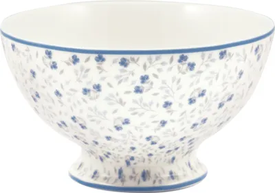 Produktbild von Greengate Florali Suppenbowl white 0,5l