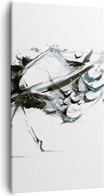 Produktbild von Bild auf Leinwand - Leinwandbild - Tanz eine Frau Ballett Aktivität - 55x100cm - Wand Bild - Wanddeko - Leinwanddruck - Bilder - Kunstdruck - Leinwand bilder - Wandkunst - PA55x100-3078