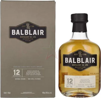 Produktbild von Balblair 12 Years Old Highland Single Malt Scotch Whisky 46 %  0,70 Liter