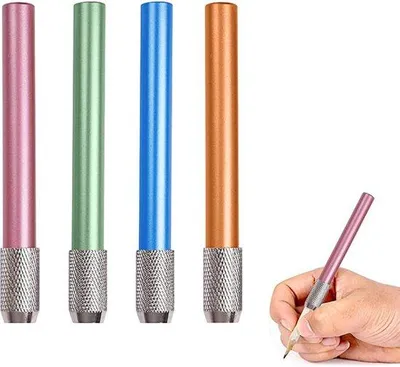 Produktbild von Famanu Bleistiftverlängerer aus Aluminium - 4 Stück