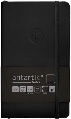 Produktbild von Notizbuch A6 - 100 Blätter - weißes Umschlag - flexibel