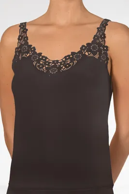 Produktbild von Nina von C. Elegance Trägerhemd (40 Schwarz)