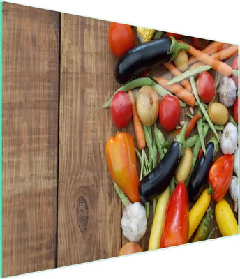Obrázok produktu pre Sklenená doska na krájanie 52x30 zeleniny