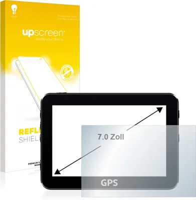 Produktbild von upscreen Schutzfolie für Navigation mit 17.8 cm (7 Zoll) Displays 152.5 x 91.5 mm Displayschutz Displayschutzfolie Folie Matt Entspiegelungsfolie