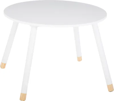 Obrázek produktu pro Bílý dětský stůl, kulatý - 43 cm, Ø 60 cm